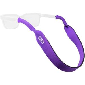 imageChums Neoprene Classic Large Frame Eyewear Retainer  Durable Floating Sunglasses Sport StrapPurple