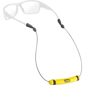 imageChums Orbiter Float Eyewear Retainer  Lightweight Stainless Steel Cable Glasses StrapEv Yellow