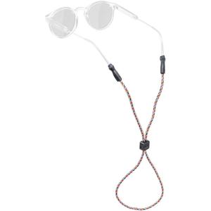 imageChums 3 MM Universal Fit Eyewear Retainer  Patented Tips Fit Most Eyewear  Adjustable Rope Glasses Keeper ampamp Made in USABrickOrangeSky