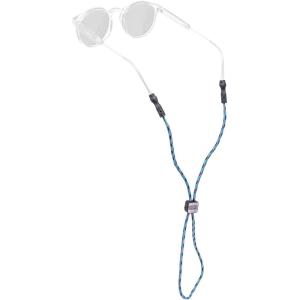 imageChums 3 MM Universal Fit Eyewear Retainer  Patented Tips Fit Most Eyewear  Adjustable Rope Glasses Keeper ampamp Made in USAGrayBlueNavy