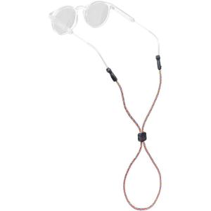 imageChums 3 MM Universal Fit Eyewear Retainer  Patented Tips Fit Most Eyewear  Adjustable Rope Glasses Keeper ampamp Made in USAOrangeSky