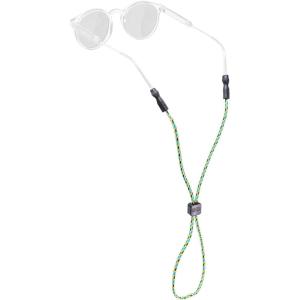 imageChums 3 MM Universal Fit Eyewear Retainer  Patented Tips Fit Most Eyewear  Adjustable Rope Glasses Keeper ampamp Made in USASkyYellowBlack