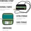 imageChums Nomad Wallet  Purse ampamp Cell Phone Wallet with Card Storage Extra Pocket Space ampamp Removable Strap  BrickBlack