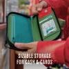 imageChums Nomad Wallet  Purse ampamp Cell Phone Wallet with Card Storage Extra Pocket Space ampamp Removable Strap  BrickTeal
