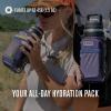 imageChums Rover Bottle Sling  Water Bottle Carrier Bag with Strap  Fits Most Drink Containers Sling Bag for Men ampamp Women Crossbody Water Bottle Holder for Hiking Travel ampamp Outdoor Adventures PlumBlack