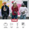 imageChums Rover Crossbody Sling Bag for Women ampamp Men  Convertible MultiPocket Day Pack for TravelBlack