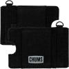imageChums Bandit LoPro Minimalist Wallet  Compact RFID Wallet with Keyring ampamp Elastic Strap for Cash ClayBlack