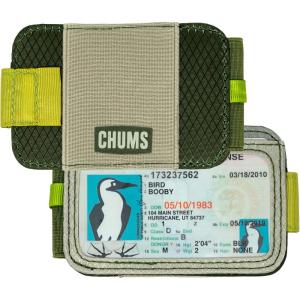 imageChums Bandit BiFold Wallet  Slim RFID Wallet for Men ampamp Women Reversible Card ID ampamp Money Holder BirdsOliveTan