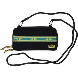 imageChums Nomad Wallet  Purse ampamp Cell Phone Wallet with Card Storage Extra Pocket Space ampamp Removable Strap  BrickBlack