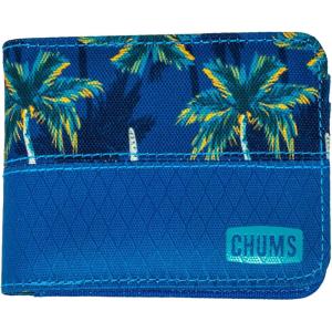 imageChums Rover Bifold Wallet  Mens Wallet Slim ampamp Front Pocket RFID Blocking Wallet with Canvas Ripstop Fabric  Palm TreePalm Tree