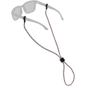imageChums Slip Fit Rope Glasses Retainer  Unisex Adjustable Eyewear Holder Sunglasses StrapBrickOrangeSky