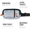 imageChums Trekker Waist Pack  Unisex Tactical Fanny Pack ampamp Bum Bag with multiple Storage Pockets for Travel and HikingBrick