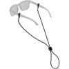 imageChums Slip Fit Rope Glasses Retainer  Unisex Adjustable Eyewear Holder Sunglasses StrapBlackSilver