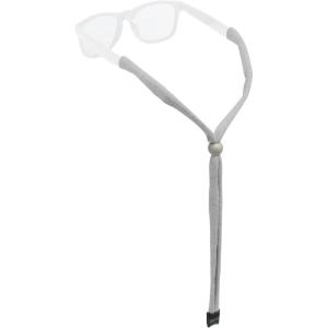 imageChums Upcycled Cotton Glasses Retainer  EcoFriendly Adjustable Sunglasses Eyewear Holder StrapAluminum Heather