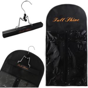 imageFull Shine Long Hair Extension Storage Bag With Hair Extension Hanger DustProof Wigs Hairpieces Storage Bag Strong Holder Waterproof Portable Suit With Transparent Zip Up Closure