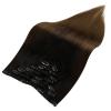 imageFull Shine Ombre Clip in Hair Extensions Remy Human Hair Black to Medium Brown 14inch 7pcs 120g Hair Extensions Clip ins Black Hair Ombre Double Weft Silky Straight for Thin Hair