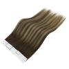imageFull Shine Ombre Injected Tape in Hair Extensions Human Hair Blonde and Brown Balayage Machine Remy Tape in Virgin Hair Extensions 22Inch Seamless Injection Tape in Human Hair Extensions 25Gram 10Pcs 4244 25g Virgin hair