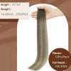 imageFull Shine Ombre Injected Tape in Hair Extensions Human Hair Blonde and Brown Balayage Machine Remy Tape in Virgin Hair Extensions 22Inch Seamless Injection Tape in Human Hair Extensions 25Gram 10Pcs 4780 25g Virgin hair