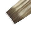 imageFull Shine Ombre Injected Tape in Hair Extensions Human Hair Blonde and Brown Balayage Machine Remy Tape in Virgin Hair Extensions 22Inch Seamless Injection Tape in Human Hair Extensions 25Gram 10Pcs 88613 25g Virgin hair