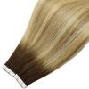 imageFull Shine Ombre Injected Tape in Hair Extensions Human Hair Blonde and Brown Balayage Machine Remy Tape in Virgin Hair Extensions 22Inch Seamless Injection Tape in Human Hair Extensions 25Gram 10Pcs 3822 25g Virgin hair