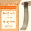 imageFull Shine Ombre Injected Tape in Hair Extensions Human Hair Blonde and Brown Balayage Machine Remy Tape in Virgin Hair Extensions 22Inch Seamless Injection Tape in Human Hair Extensions 25Gram 10Pcs1  4780 injection virgin