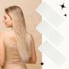 imageFull Shine Replacement Tape in Tape Replacement Hair Extension Tape Double Sided Hair Extensions Tapes for Tape in Hair Extension White 516quot08cm3 Yards 1 White Blonde