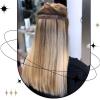 imageFull Shine Replacement Tape in Tape Replacement Hair Extension Tape Double Sided Hair Extensions Tapes for Tape in Hair Extension White 516quot08cm3 Yards White Blonde 4pcs