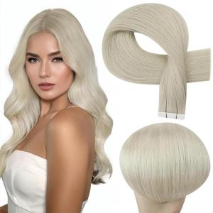 imageFull Shine Ombre Injected Tape in Hair Extensions Human Hair Blonde and Brown Balayage Machine Remy Tape in Virgin Hair Extensions 22Inch Seamless Injection Tape in Human Hair Extensions 25Gram 10Pcs2 PB 1000