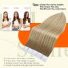 imageFull Shine Balayage Tape in Hair Extensions Human Hair Brown to Honey Blonde And Blonde Human Hair Tape in Extensions Straight Remy Ombre Extension Seamless PU Tapes Double Sided 18Inch 50G 20pcs