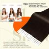 imageFull Shine Injected Tape in Hair Extensions Human Hair Color 2 Dark Brown Double Sided Tape in Extensions Human Hair Seamless Invisible Injection Extension Remy Skin Weft 16Inch 40G 20Pcs