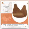 imageFull Shine Invisible Tape in Extensions Real Human Hair Color 330 Auburn Seamless Hair Extensions Tape in 18 Inch 50Gram Double Sided 20Pcs Straight Remy Human Hair Extensions Add Volume for Party