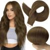 imageFull Shine Tape ins Human Hair Extensions Invisible Tape Hair Extensions Real Human Hair Color 3 Brown Human Hair Extension 18Inch Glue in Extensions 50G 20Pcs Seamless Remy Hair for Women Add Length