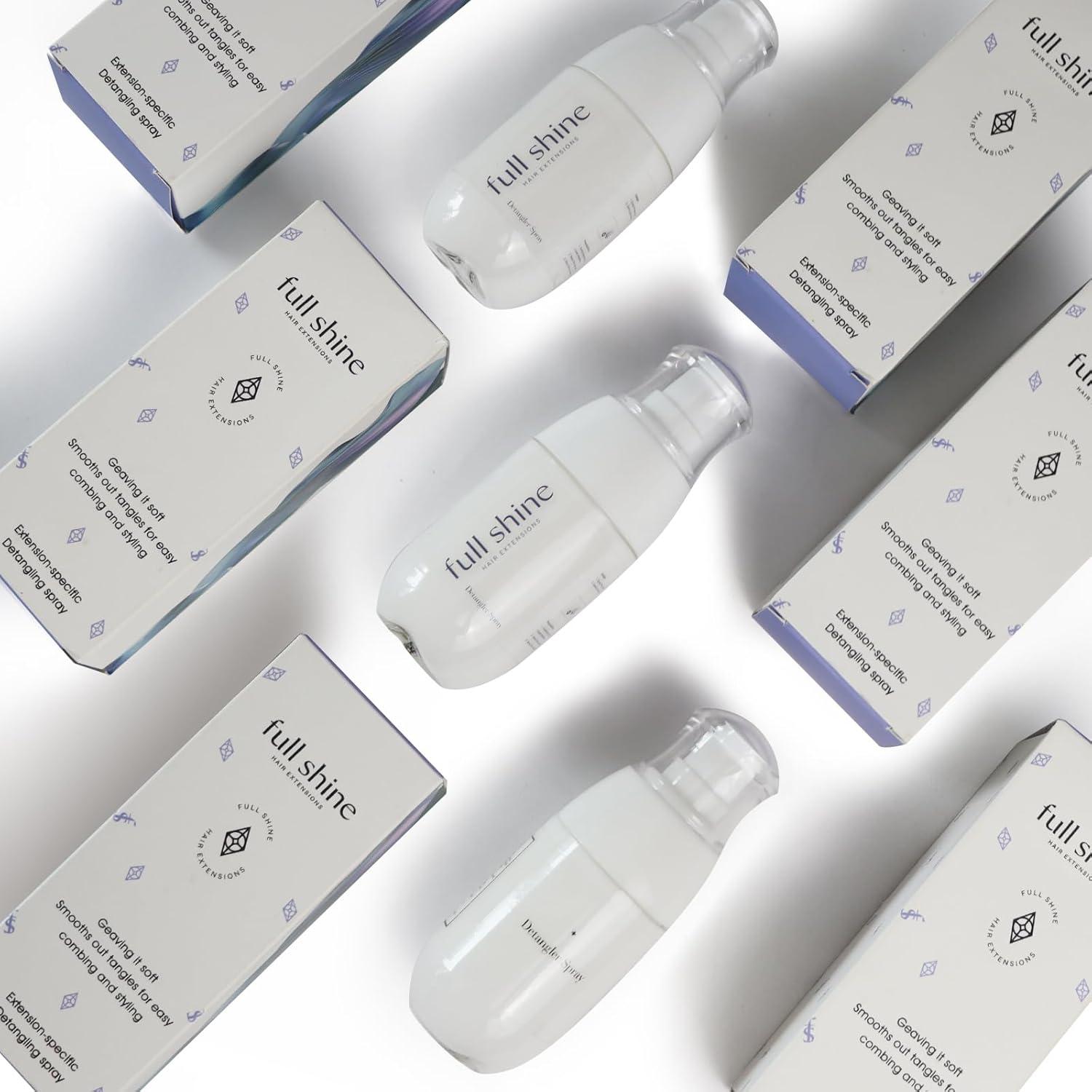 imageFull Shine Detangling Spray 169 Fl Oz Portable Hair Conditioner for All Hair Types Softens Hair for Easy Combing and Styling Ideal for Salon and Home Use