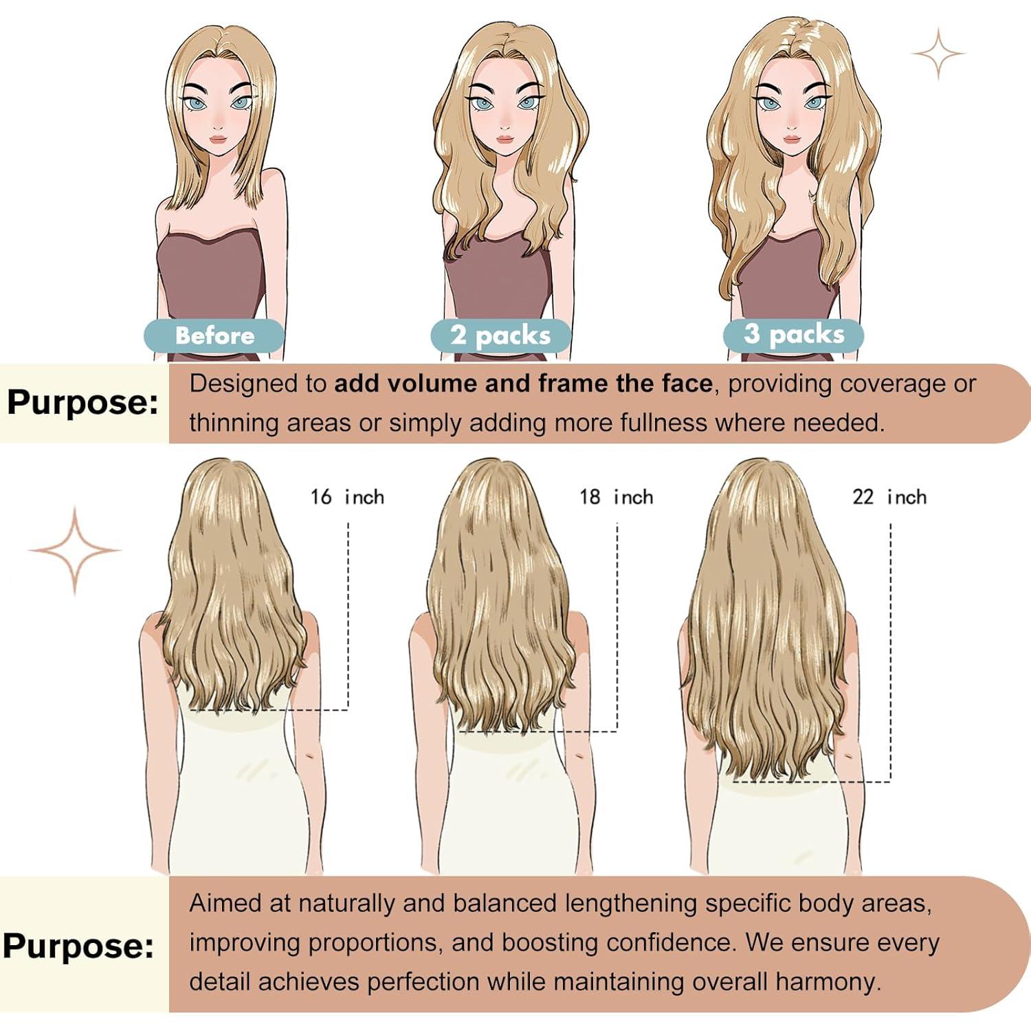 imageFull Shine Genius Weft Hair Extensions Balayage Hair Extensions Ombre Chestnut Brown Highlights Platinum Blonde Extensions For Women Sew In Extensions 22 Inch 60G