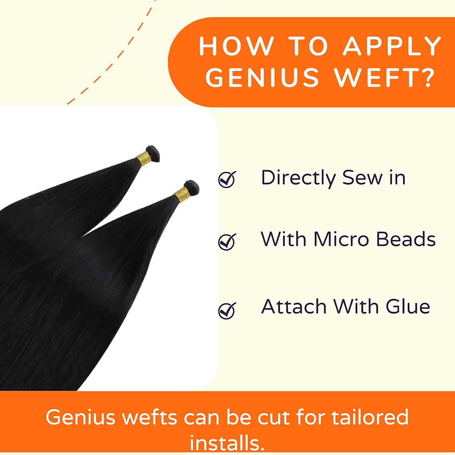 imageFull Shine Hand Tied Weft Hair Extensions Human Hair Color Jet Black Human Hair Extensions Sew In For Women 22Inch Hand Tied Weft Extensions Sew In Black Human Hair 120 Grams