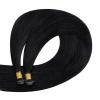 imageFull Shine Hand Tied Weft Hair Extensions Human Hair Color Jet Black Human Hair Extensions Sew In For Women 22Inch Hand Tied Weft Extensions Sew In Black Human Hair 120 Grams