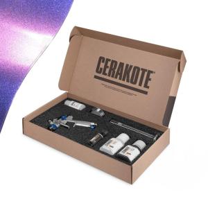 imageCerakote FX Starter Kit Oven Cure  Anthracite FX112 Gloss  Metallic Powder additive for CERAKOTE HSeries Clear Ceramic coatings Everything Needed to get StartedMYSTIQUE  Matte