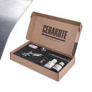 imageCerakote FX Starter Kit Oven Cure  Anthracite FX112 Gloss  Metallic Powder additive for CERAKOTE HSeries Clear Ceramic coatings Everything Needed to get StartedCOSMIC  Matte