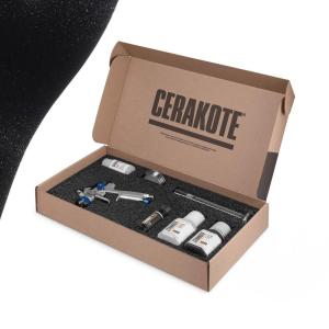 imageCerakote FX Starter Kit Oven Cure  Anthracite FX112 Gloss  Metallic Powder additive for CERAKOTE HSeries Clear Ceramic coatings Everything Needed to get StartedANTHRACITE  Matte