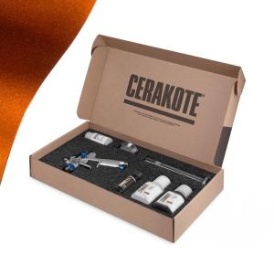 imageCerakote FX Starter Kit Oven Cure  Anthracite FX112 Gloss  Metallic Powder additive for CERAKOTE HSeries Clear Ceramic coatings Everything Needed to get StartedCOPPER  Matte