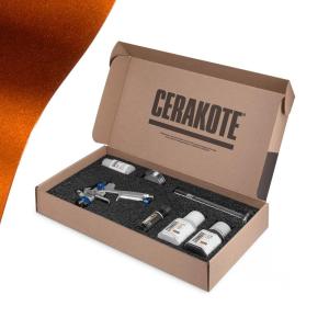 imageCerakote FX Starter Kit Oven Cure  Anthracite FX112 Gloss  Metallic Powder additive for CERAKOTE HSeries Clear Ceramic coatings Everything Needed to get StartedCOPPER  Gloss
