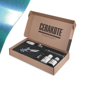 imageCerakote FX Starter Kit Oven Cure  Anthracite FX112 Gloss  Metallic Powder additive for CERAKOTE HSeries Clear Ceramic coatings Everything Needed to get StartedTYPHOON  Gloss
