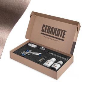 imageCerakote FX Starter Kit Oven Cure  Anthracite FX112 Gloss  Metallic Powder additive for CERAKOTE HSeries Clear Ceramic coatings Everything Needed to get StartedSILVER  Gloss