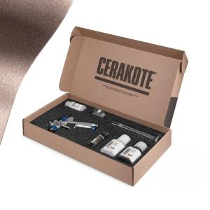 imageCerakote FX Starter Kit Oven Cure  Anthracite FX112 Gloss  Metallic Powder additive for CERAKOTE HSeries Clear Ceramic coatings Everything Needed to get StartedSILVER  Matte
