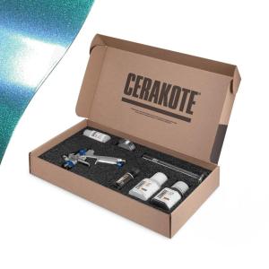 imageCerakote FX Starter Kit Oven Cure  Anthracite FX112 Gloss  Metallic Powder additive for CERAKOTE HSeries Clear Ceramic coatings Everything Needed to get StartedTYPHOON  Matte