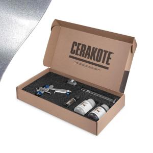 imageCerakote FX Starter Kit AIR Cure  Anthracite FX112 Gloss  Metallic Powder additive for CERAKOTE CSeries Clear Ceramic coatings Everything Needed to get StartedCOSMIC  Matte