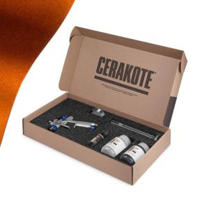 imageCerakote FX Starter Kit AIR Cure  Anthracite FX112 Gloss  Metallic Powder additive for CERAKOTE CSeries Clear Ceramic coatings Everything Needed to get StartedCOPPER  Matte