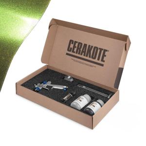 imageCerakote FX Starter Kit AIR Cure  Anthracite FX112 Gloss  Metallic Powder additive for CERAKOTE CSeries Clear Ceramic coatings Everything Needed to get StartedRANGER  Gloss