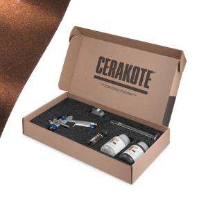 imageCerakote FX Starter Kit AIR Cure  Anthracite FX112 Gloss  Metallic Powder additive for CERAKOTE CSeries Clear Ceramic coatings Everything Needed to get StartedRIOT  Matte