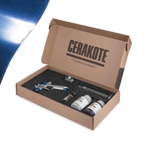 imageCerakote FX Starter Kit AIR Cure  Anthracite FX112 Gloss  Metallic Powder additive for CERAKOTE CSeries Clear Ceramic coatings Everything Needed to get StartedLIBERTY  Matte